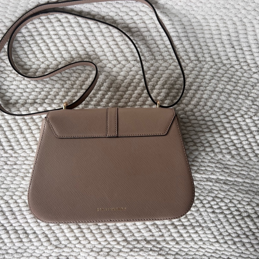 Strathberry Cappuccino Shoulder Bag with Gold Accent - Picture 9 of 16